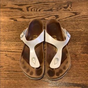 Birkenstock t strap sandals